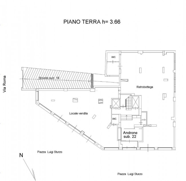 Fondo commerciale in affitto a Palermo (PA)