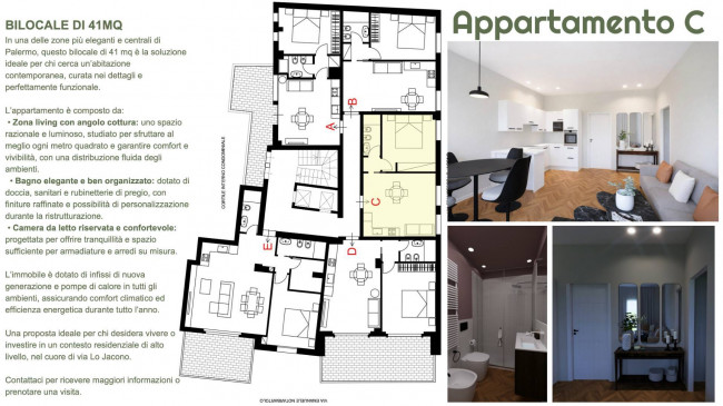 Appartamento in vendita a Palermo