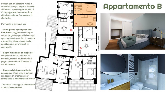 Appartamento in vendita a Palermo