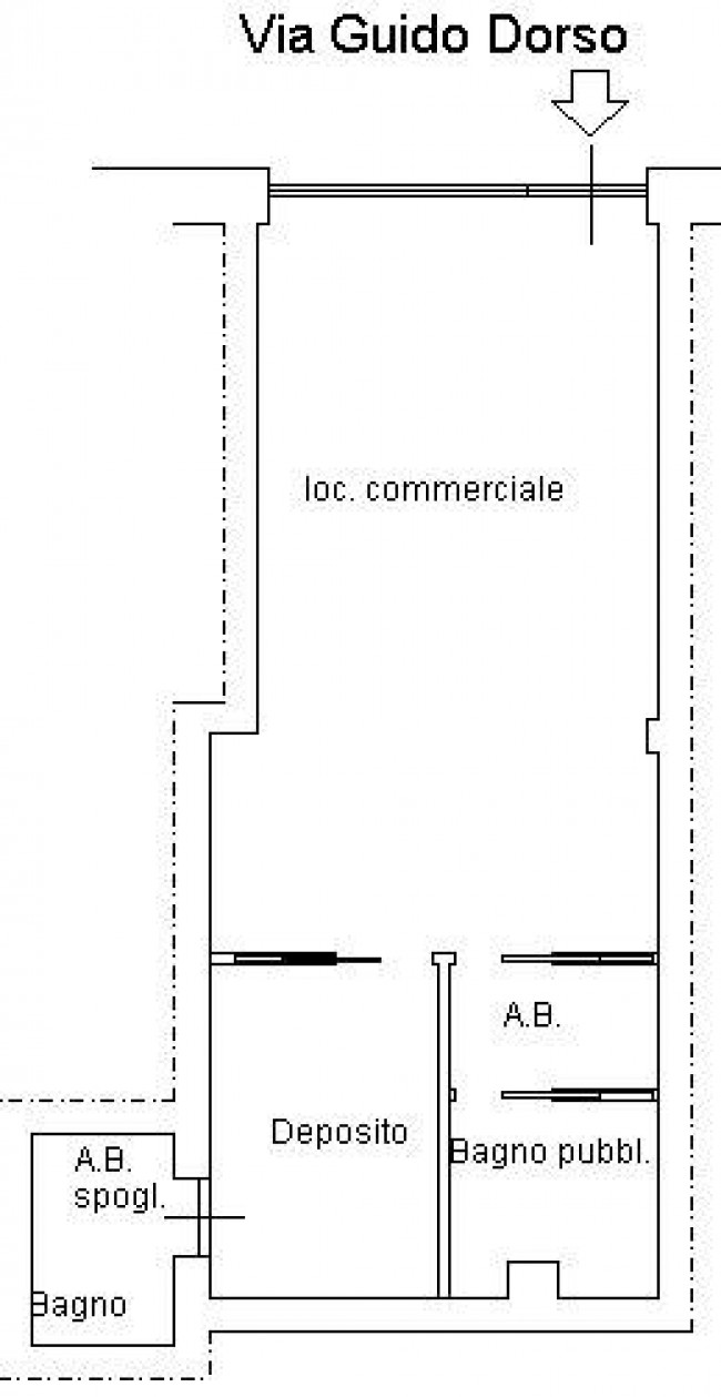 Fondo commerciale in affitto a Bari (BA)