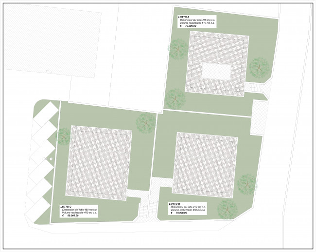 Plot approved for residential construction for sale in Cermenate