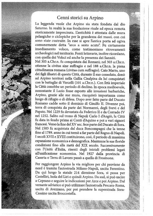Palazzo intero stabile in vendita a Arpino