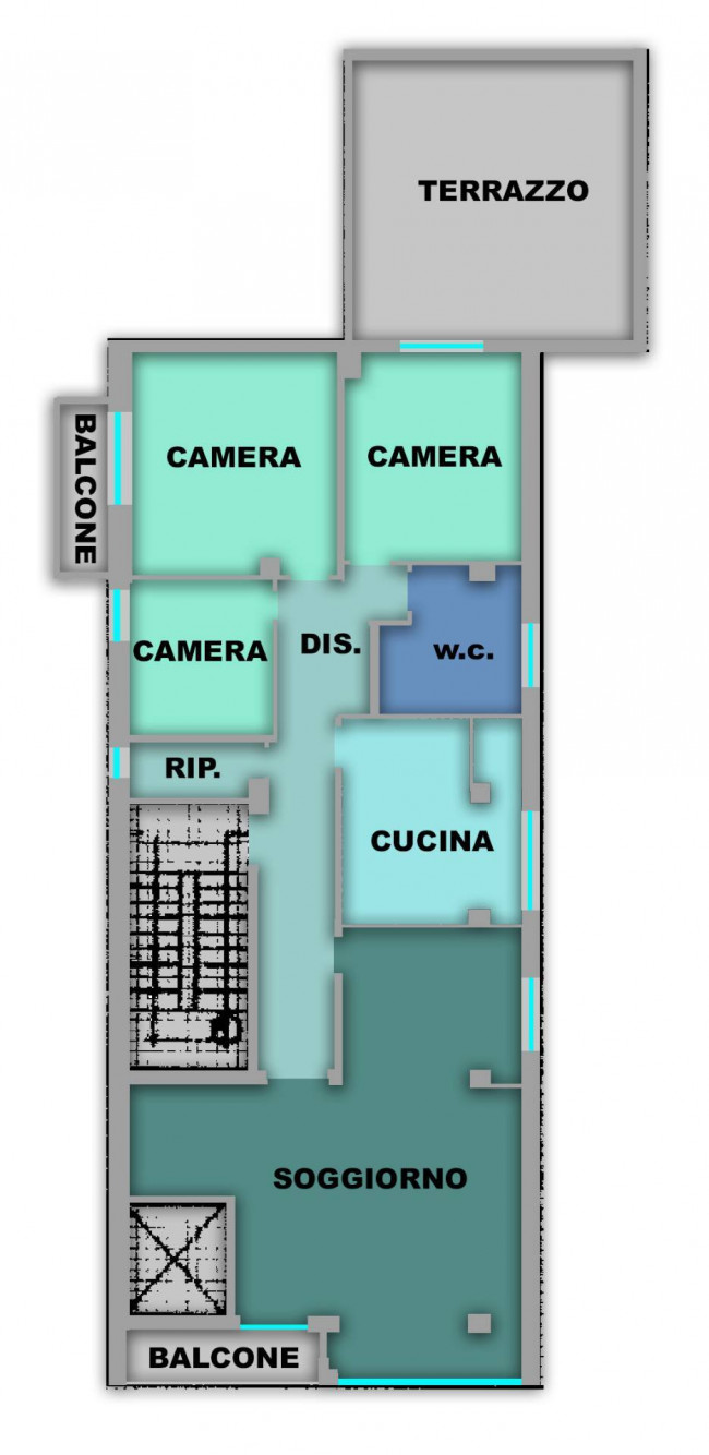 Appartamento in vendita a Porto San Giorgio