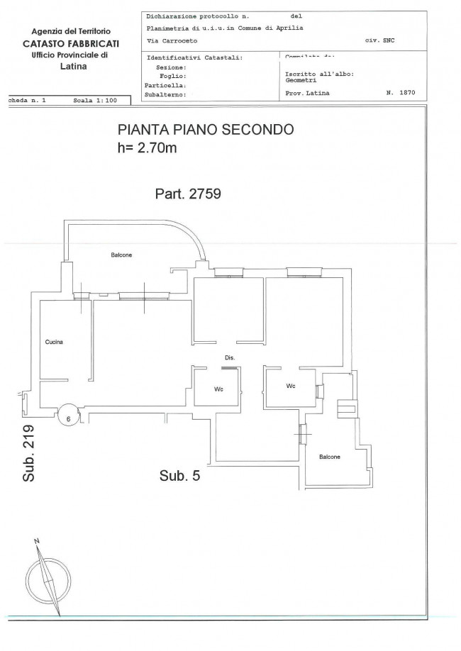 Appartamento in vendita a Aprilia (LT)