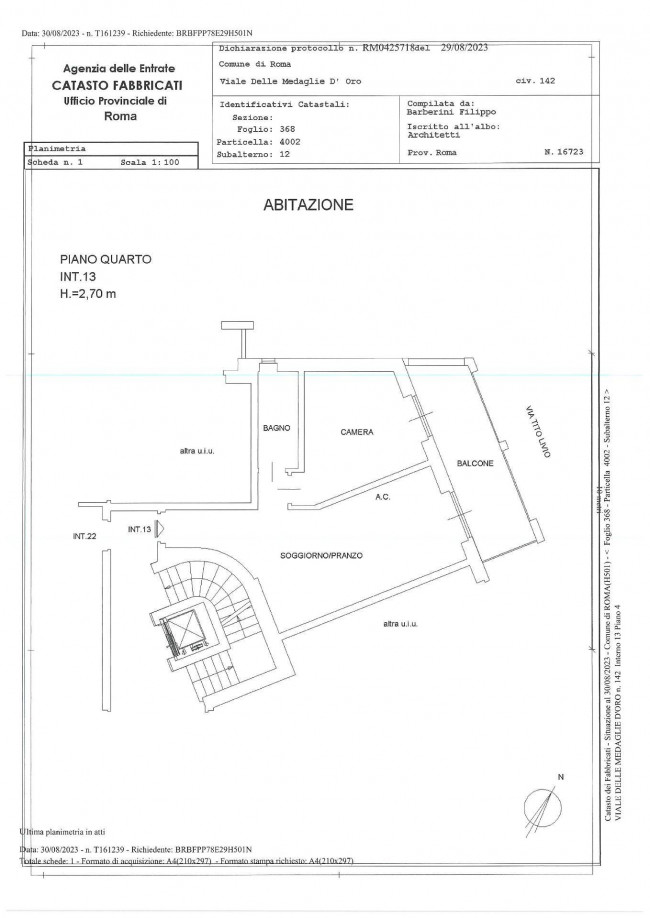 Appartamento in vendita a Balduina, Roma (RM)