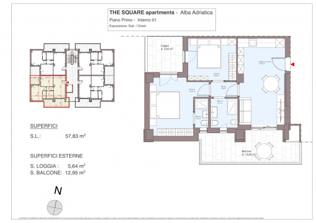 Trilocale in vendita a Alba Adriatica