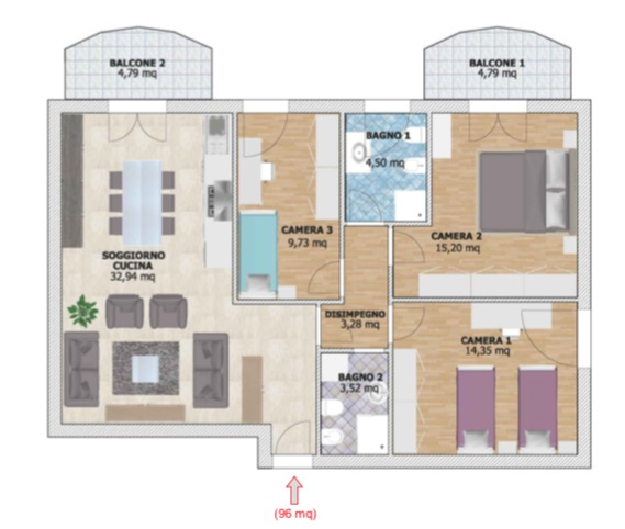 Appartamento SAN BENEDETTO DEL TRONTO vendita  Zona Centrale  Immobiliare Gali? - De Angelis