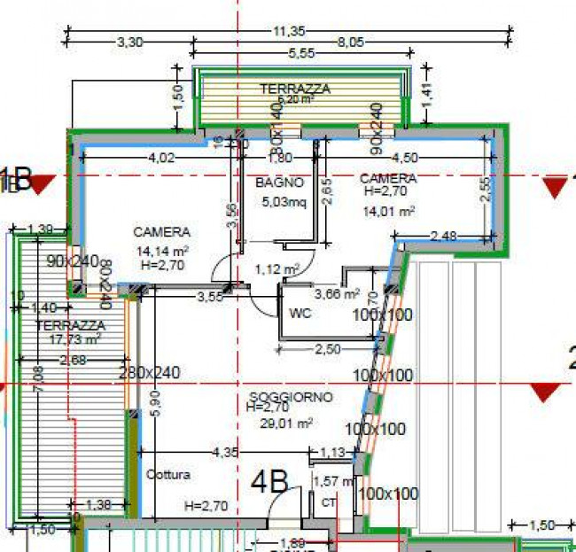 Appartamento 2 camere in vendita a Treviso