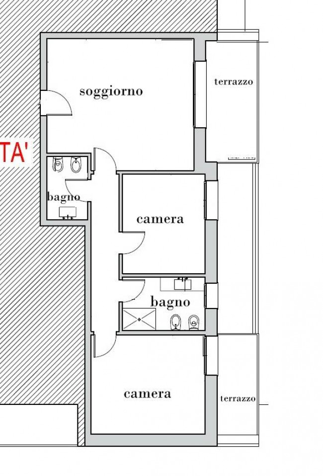 Appartamento 2 camere in vendita a Maserada sul Piave