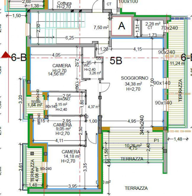 Appartamento 3 camere in vendita a Treviso