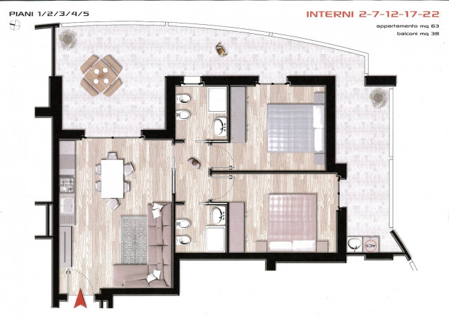 Appartamento in vendita a Alba Adriatica