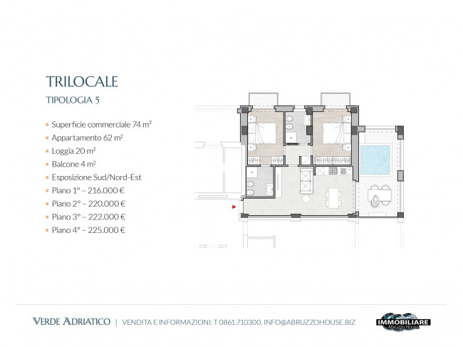 Appartamento in vendita a Alba Adriatica
