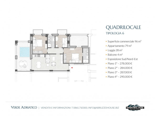 Appartamento in vendita a Alba Adriatica