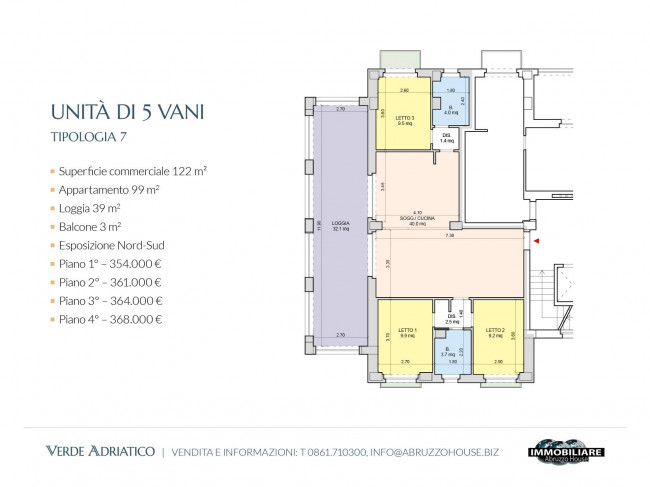 Appartamento in vendita a Alba Adriatica
