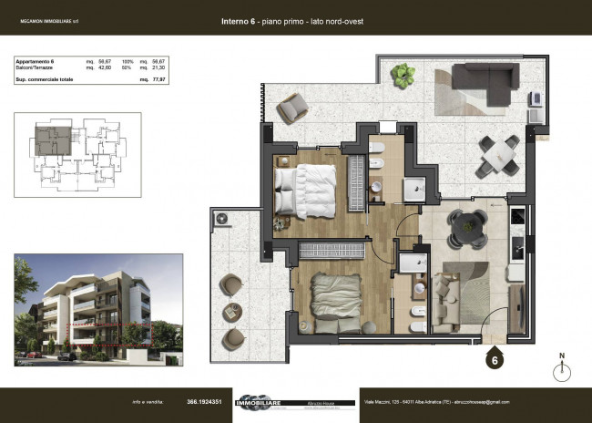 Appartamento in vendita a Tortoreto