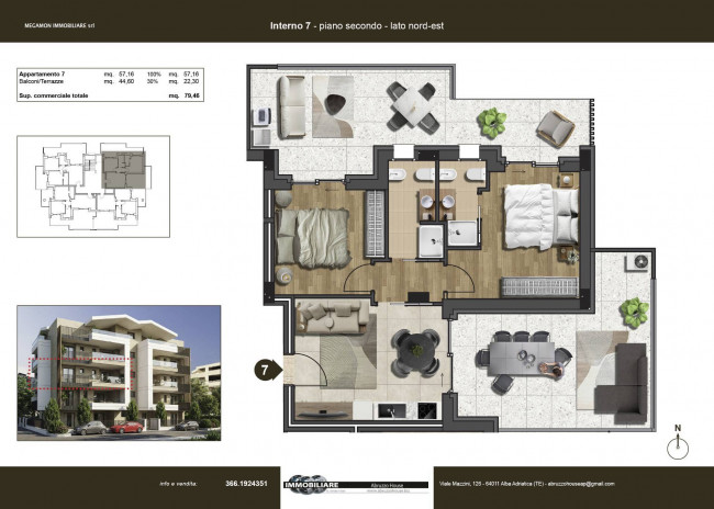 Appartamento in vendita a Tortoreto