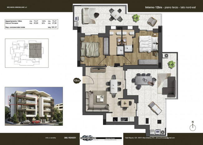 Appartamento in vendita a Tortoreto