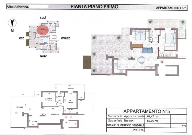 Appartamento in vendita a Alba Adriatica