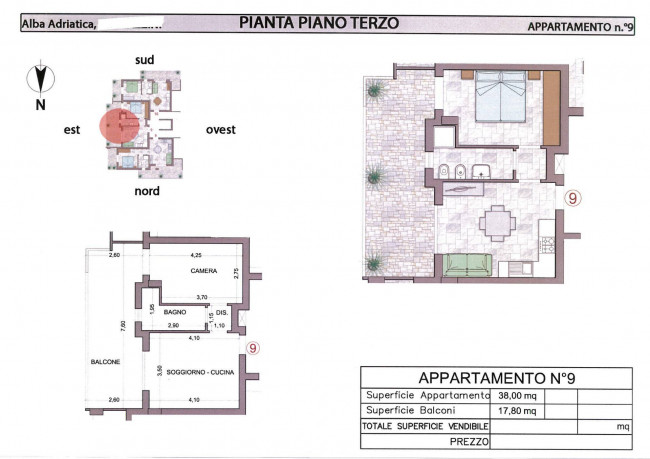 Appartamento in vendita a Alba Adriatica
