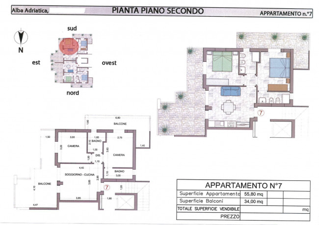 Appartamento in vendita a Alba Adriatica