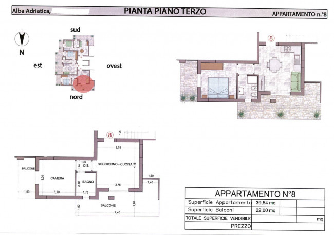 Appartamento in vendita a Alba Adriatica