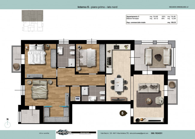 Appartamento in vendita a Tortoreto
