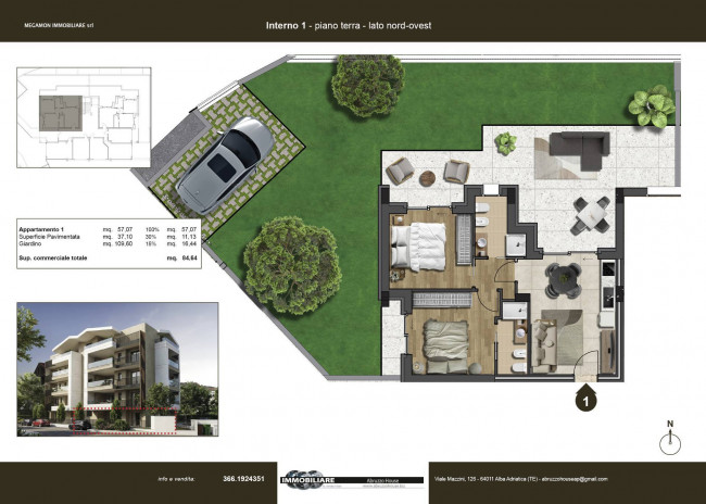 Appartamento in vendita a Tortoreto