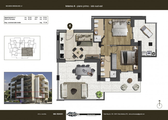 Appartamento in vendita a Tortoreto