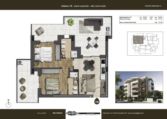 Appartamento in vendita a Tortoreto