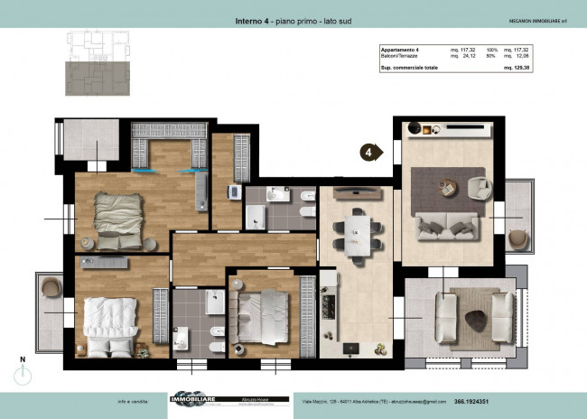 Appartamento in vendita a Tortoreto