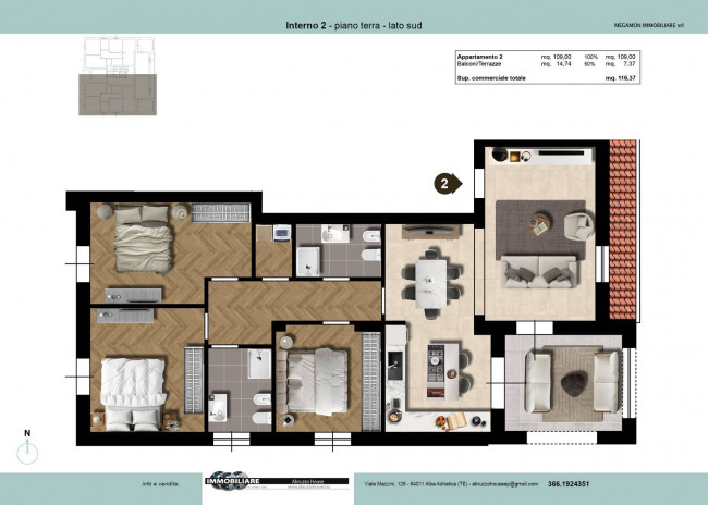 Appartamento in vendita a Tortoreto