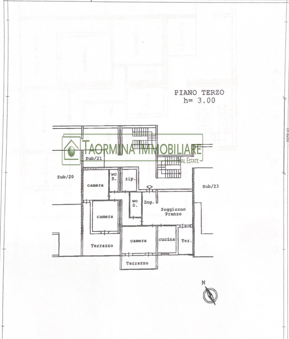 Immagine 1 di Appartamento in vendita  in Via C. Cagli 04/B a Taormina