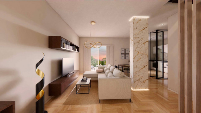 Appartamento su due livelli  in corso di costruzione