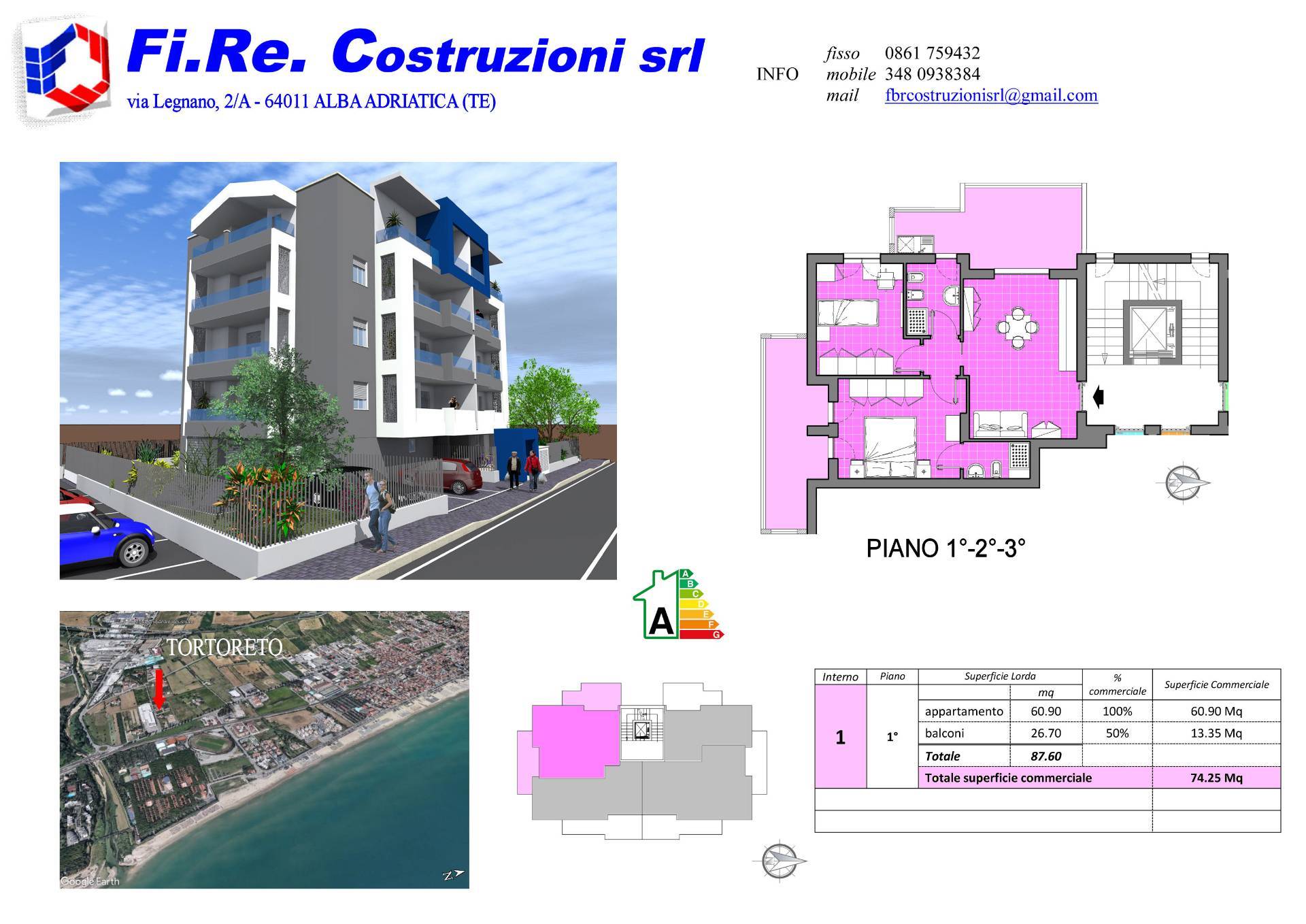  tortoreto vendita quart: zona mare ricciuti anna