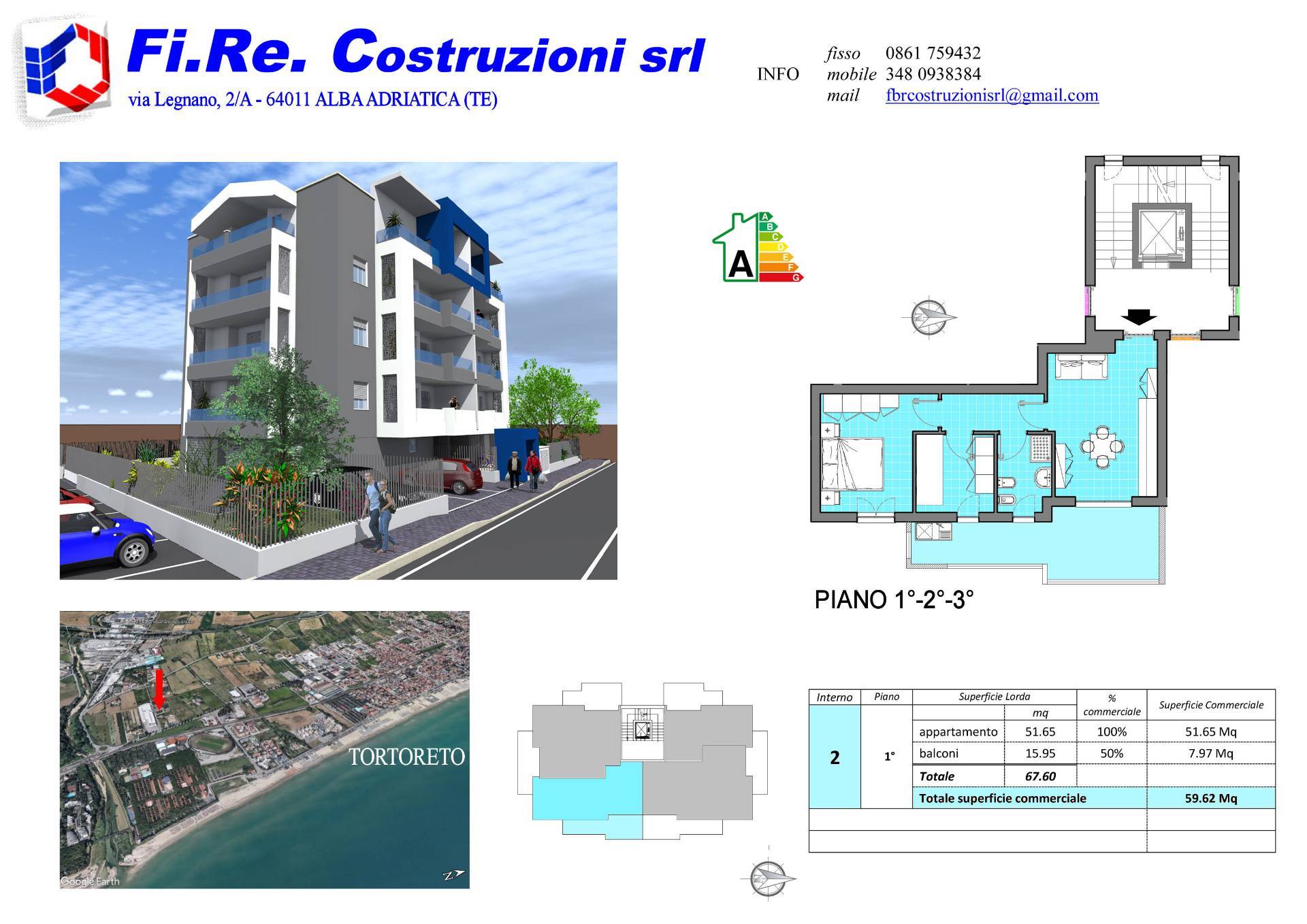 Appartamento TORTORETO vendita  Zona Mare  Ricciuti Anna