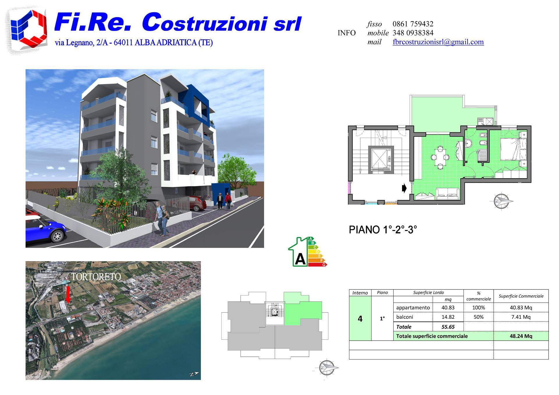 Appartamento TORTORETO vendita  Zona Mare  Ricciuti Anna