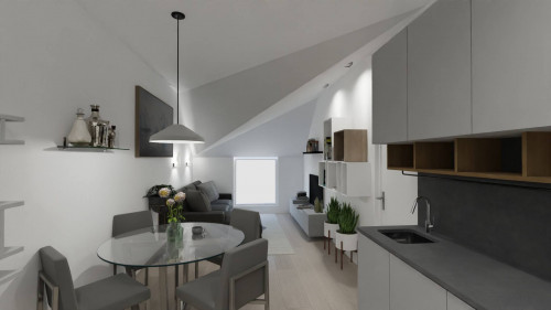 Komfortable 2-Zimmer-Mansardenwohnung in Leifers zu verkaufen
