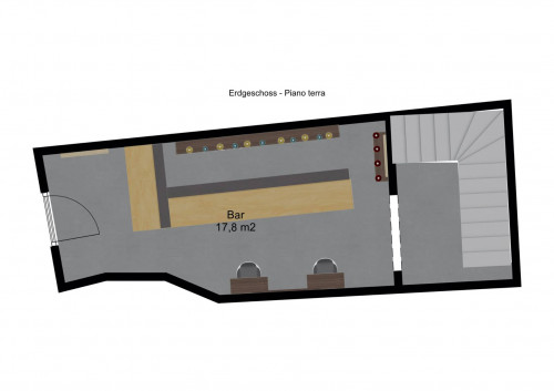 Property and commercial activity in the gastronomy sector for sale in the centre of Bolzano