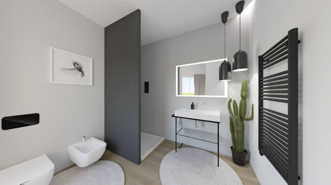 Moderne 4-Zimmer-Wohnung im 2. Stock mit Balkon und Garten