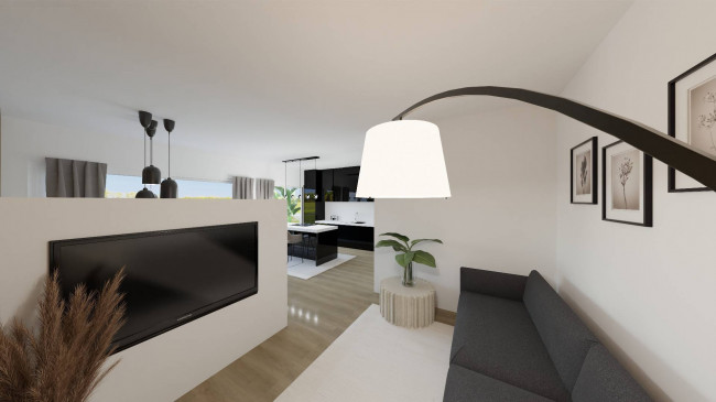 Moderne 4-Zimmer-Wohnung im 2. Stock mit Balkon und Garten