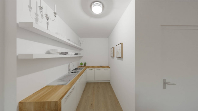 Moderne Zweizimmerwohnung im Erdgeschoss mit Garten und Terrasse