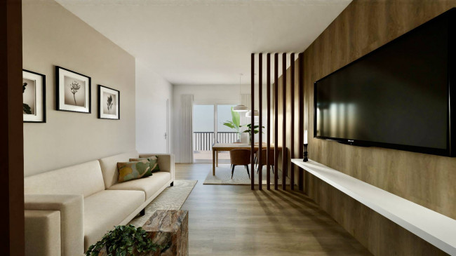 Moderne Dreizimmerwohnung mit zwei Terrassen