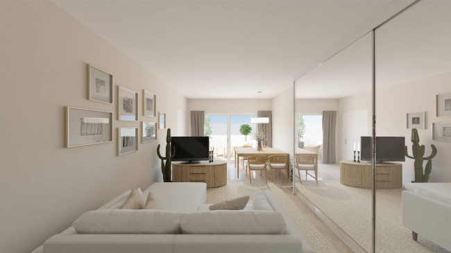 Dreizimmerwohnung mit zwei Terrassen