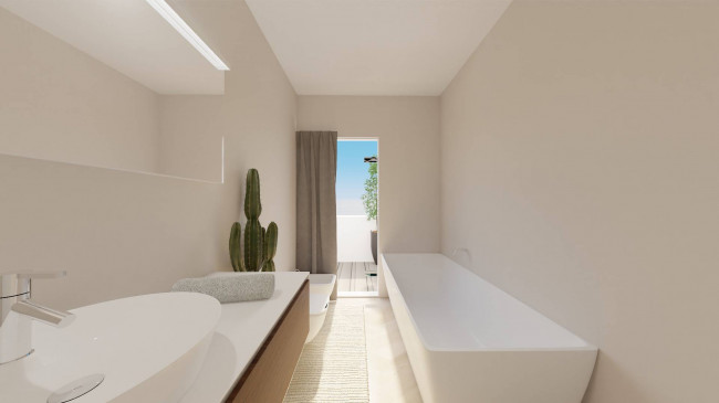 Dreizimmerwohnung mit zwei Terrassen