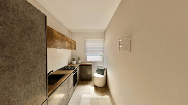 Helle Dreizimmerwohnung mit großer Terrasse von 36 m²