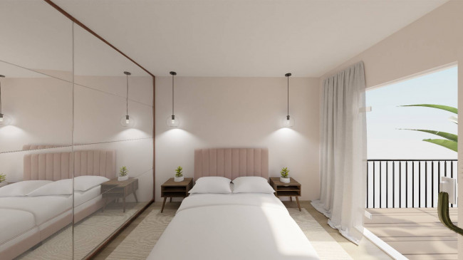 Dreizimmerwohnung mit zwei Terrassen