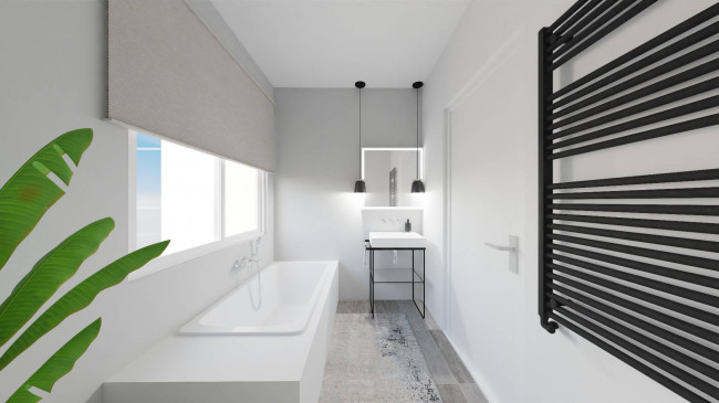 Helle Dreizimmerwohnung mit 27 m² Südterrasse