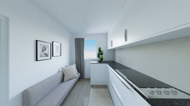 Helle Dreizimmerwohnung mit 27 m² Südterrasse