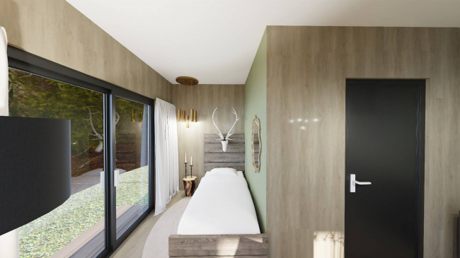 Exklusives Baugrundstück mit genehmigtem Projekt für ein luxuriöses Chalet