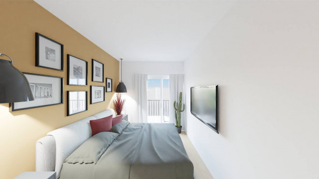 Moderne 3-Zimmer-Attikawohnung mit zwei Terrassen und Dachboden in Montan